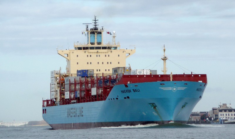 containerschip  MAERSK BALI.