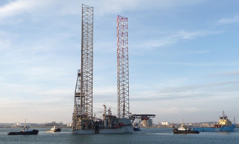 DE GALAXI III vertrekt naar zee DE GALAXI III vertrekt naar zee