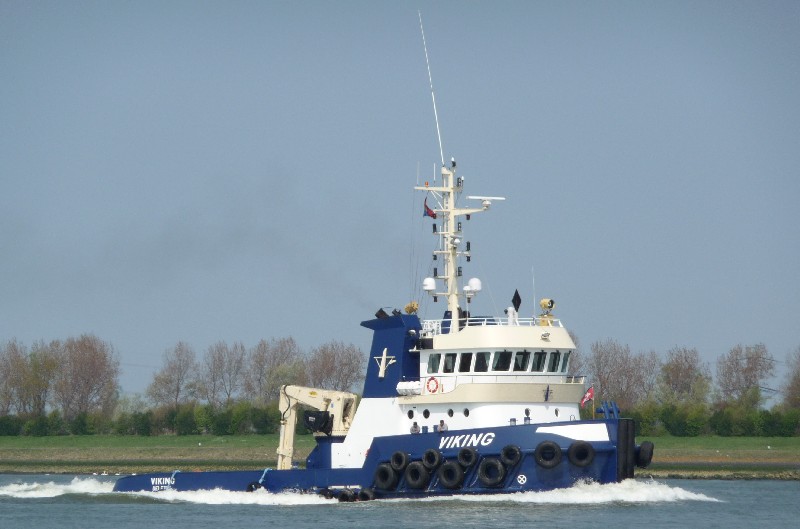 VIKING onderweg naar rotterdam