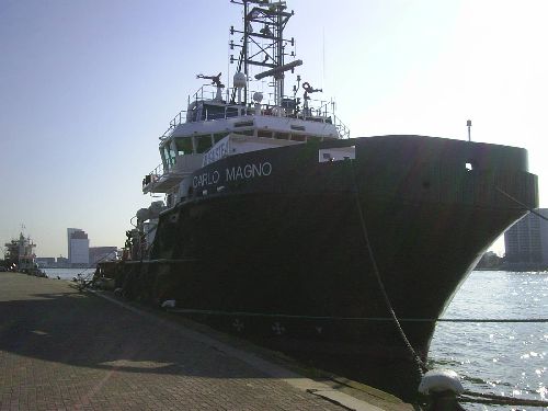 carlo magno aan de parkkade in rotterdam