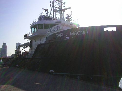 carlo magno aan de parkkade in rotterdam